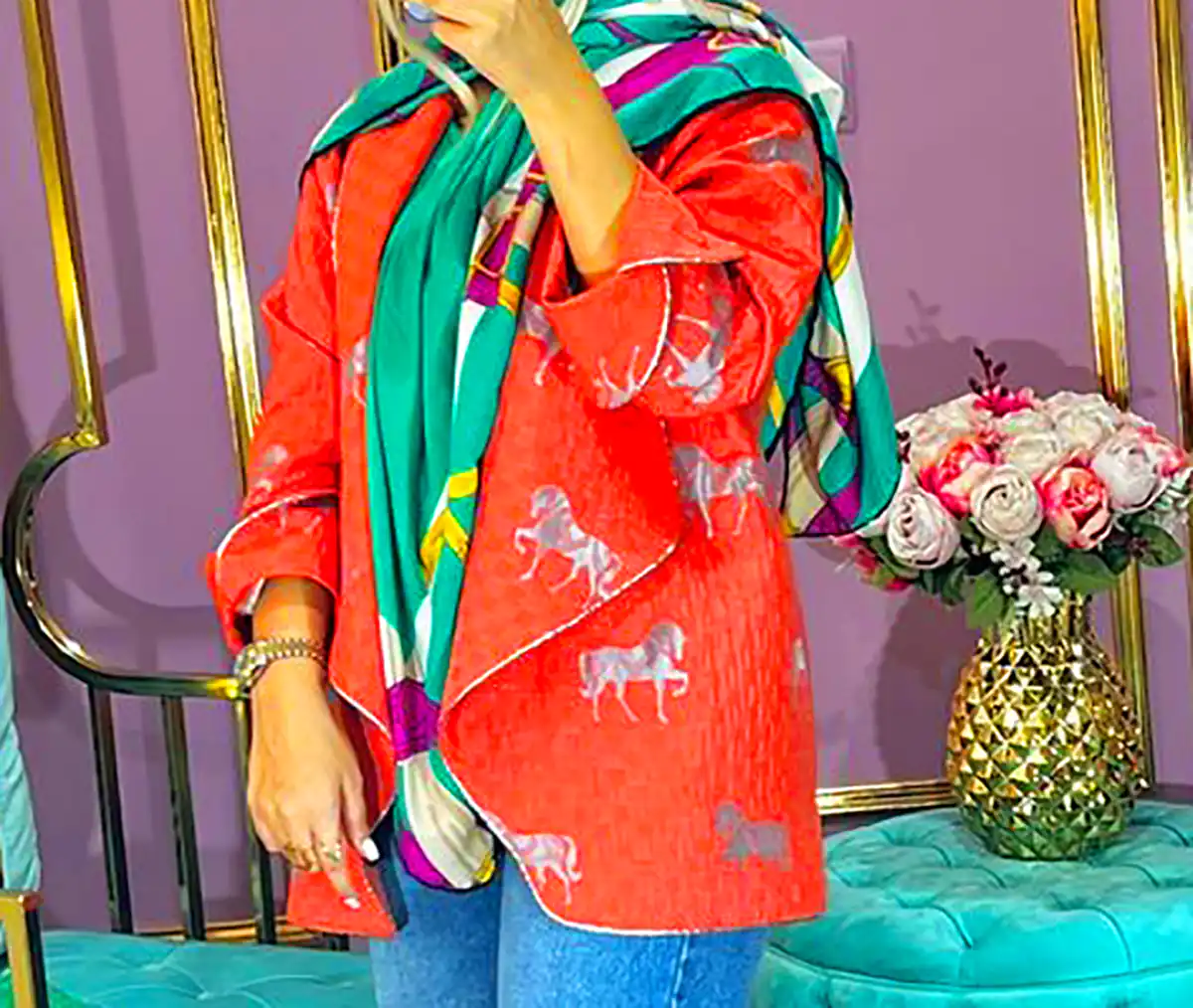 مانتو کارشده و یونیک زنانه
