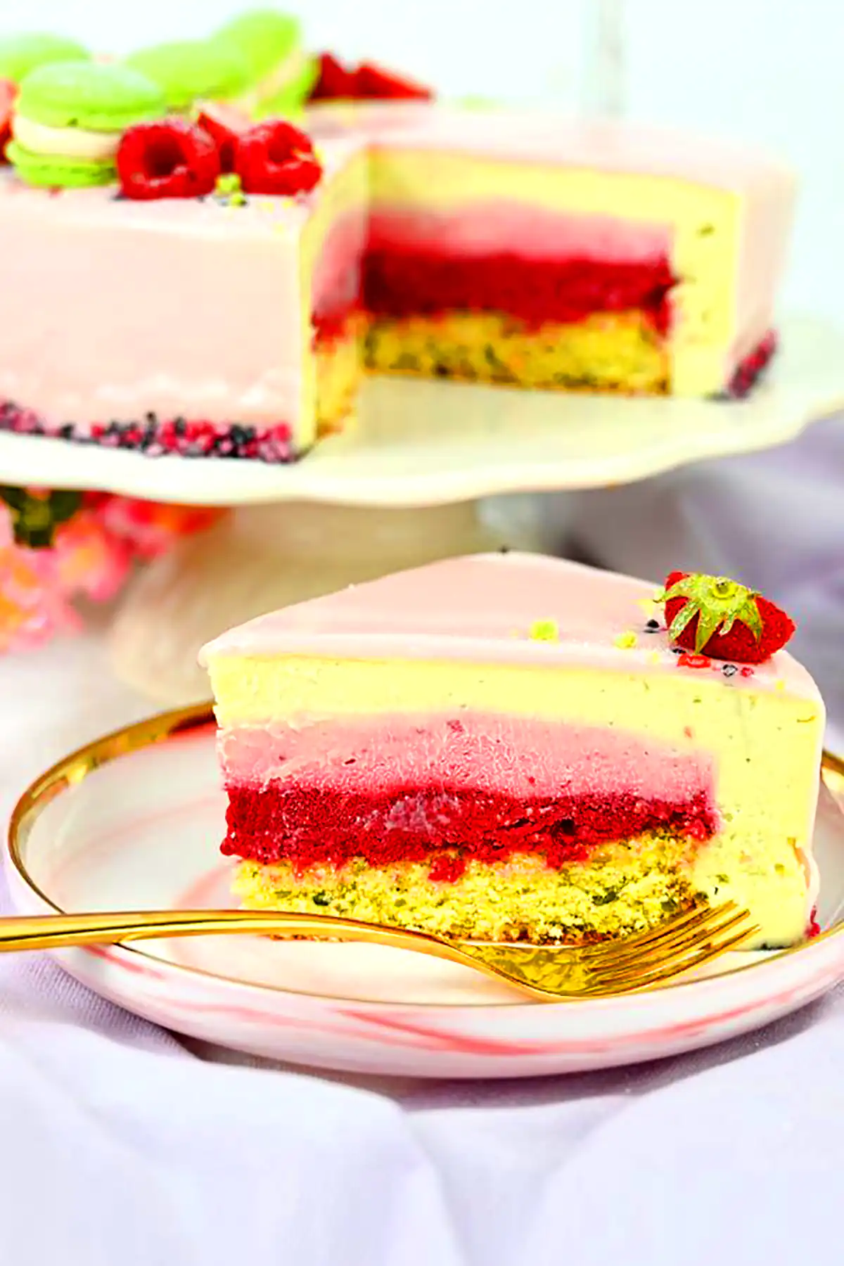 کیک مغزدار خانگی