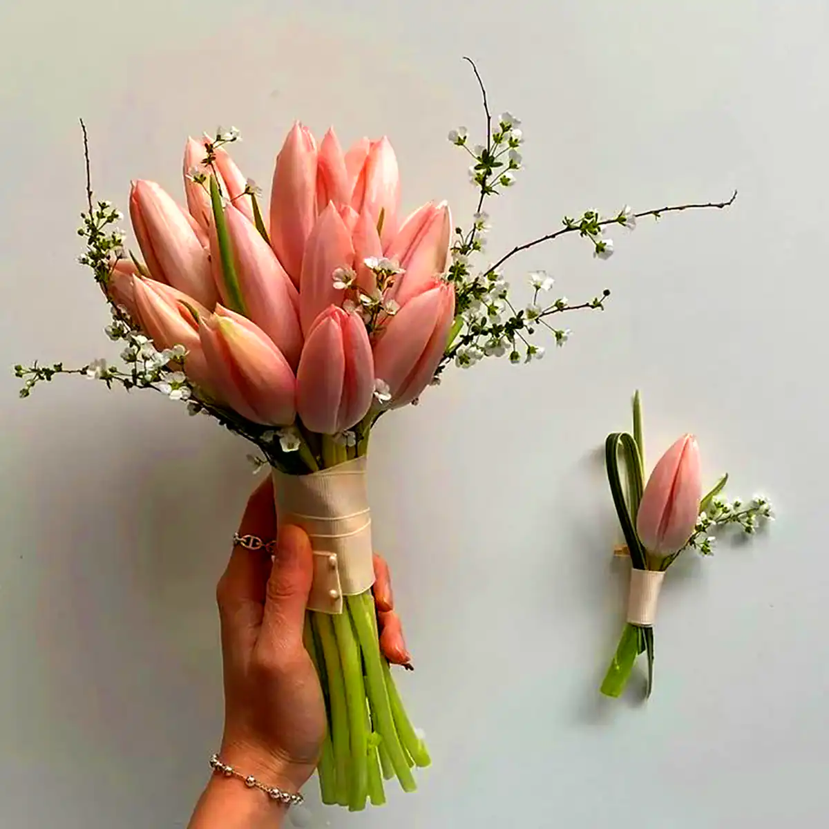 دسته گل جذاب عروس