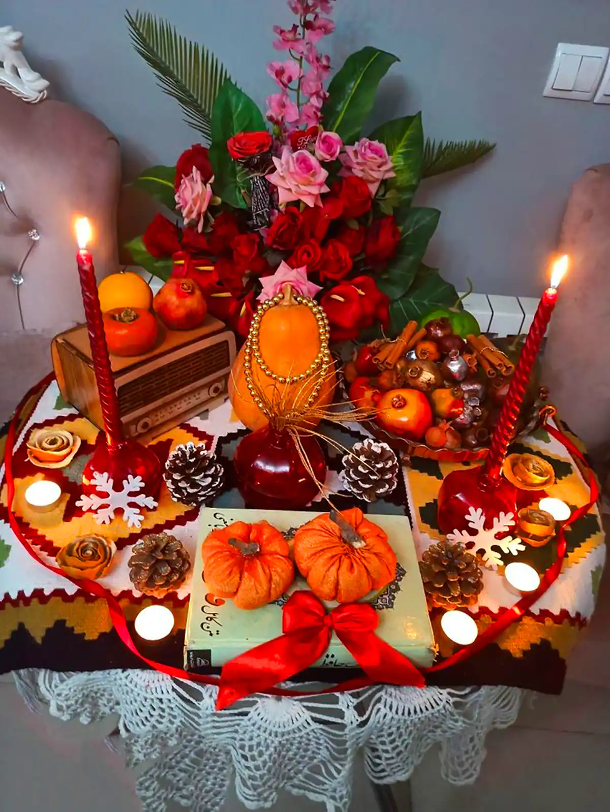 ترئین سفره شب چله