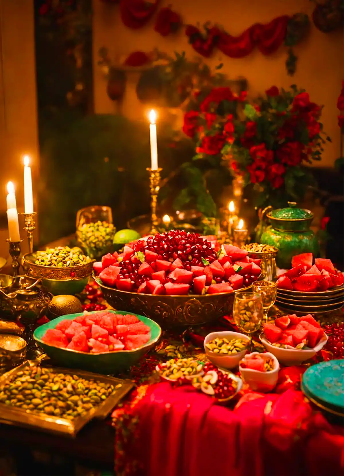 ترئین سفره شب چله