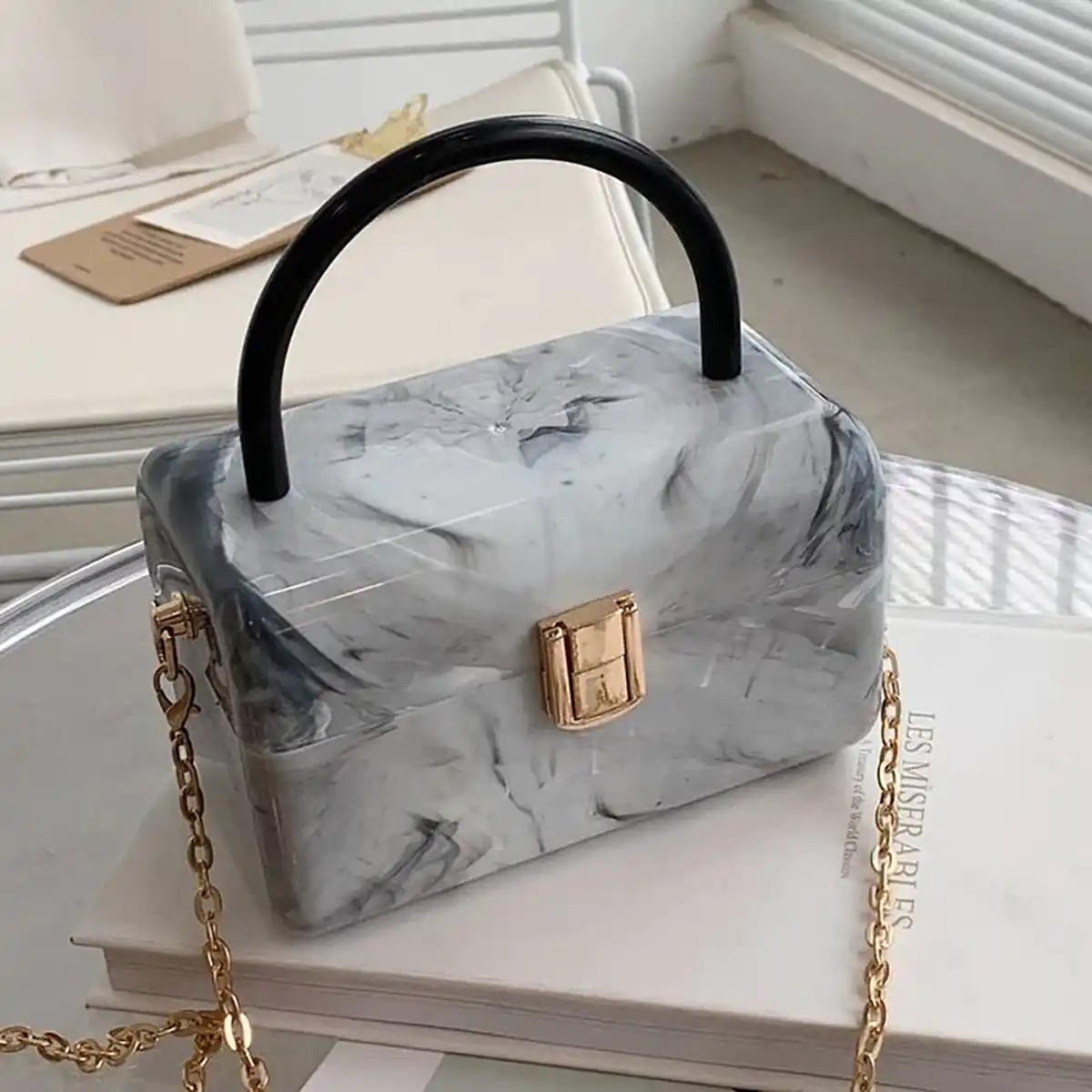 کیف دوشی طرح مرمر