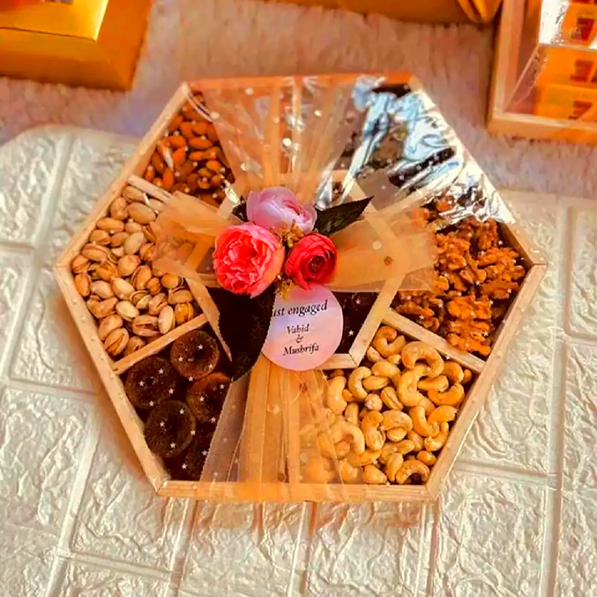دیزاین آجیل کادویی عروس