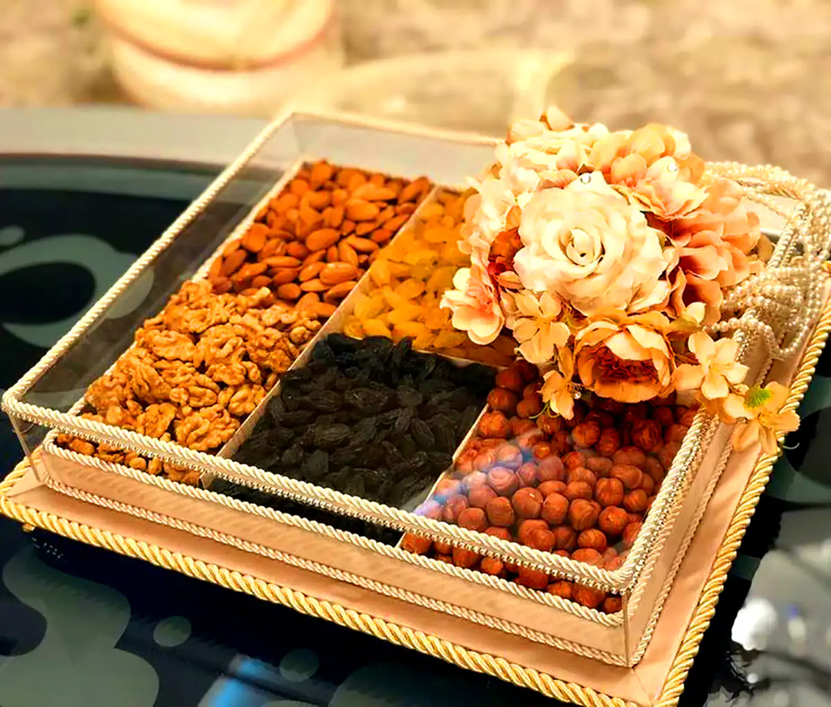 دیزاین آجیل کادویی عروس