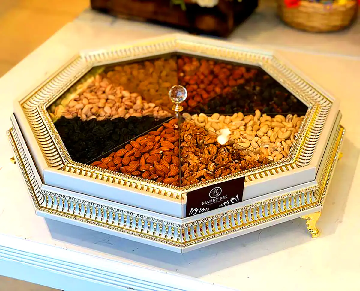 دیزاین آجیل کادویی عروس