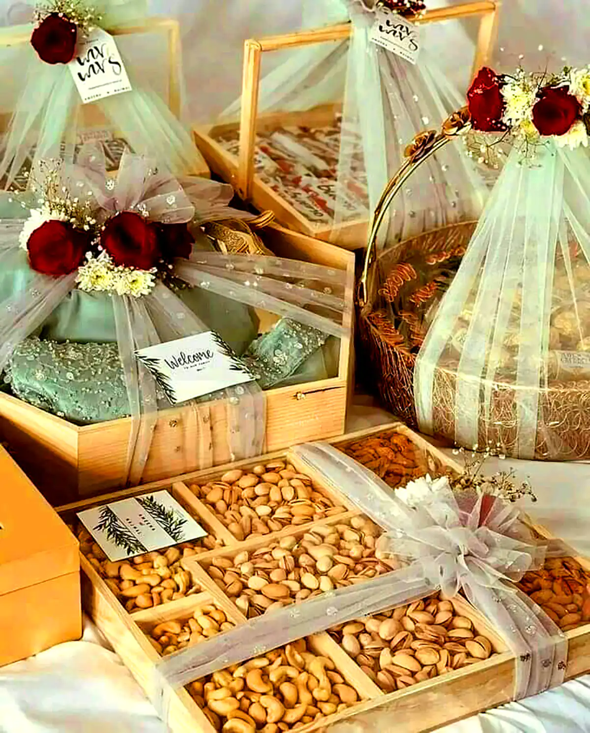 دیزاین آجیل کادویی عروس