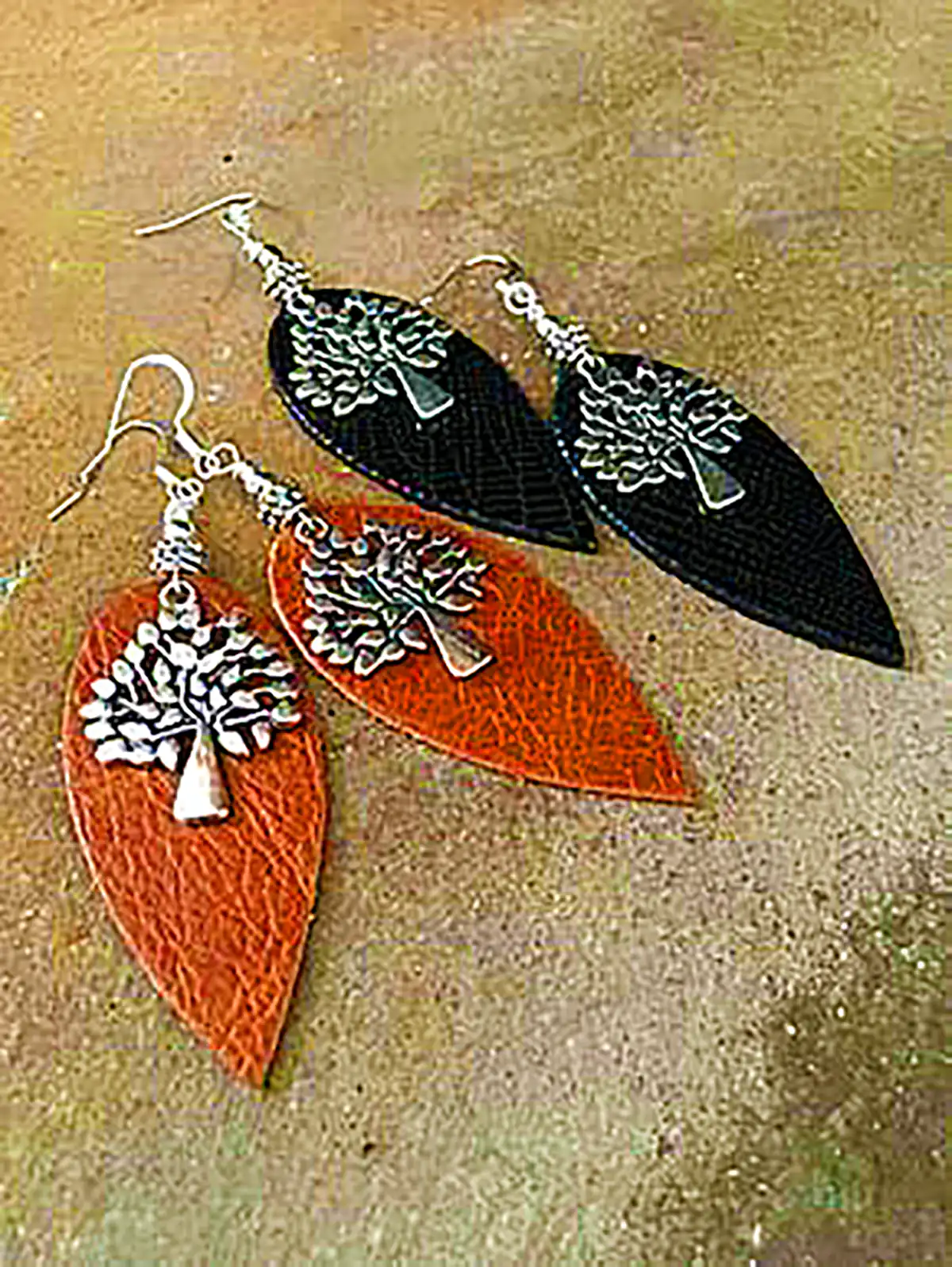 گوشواره خاص چوبی