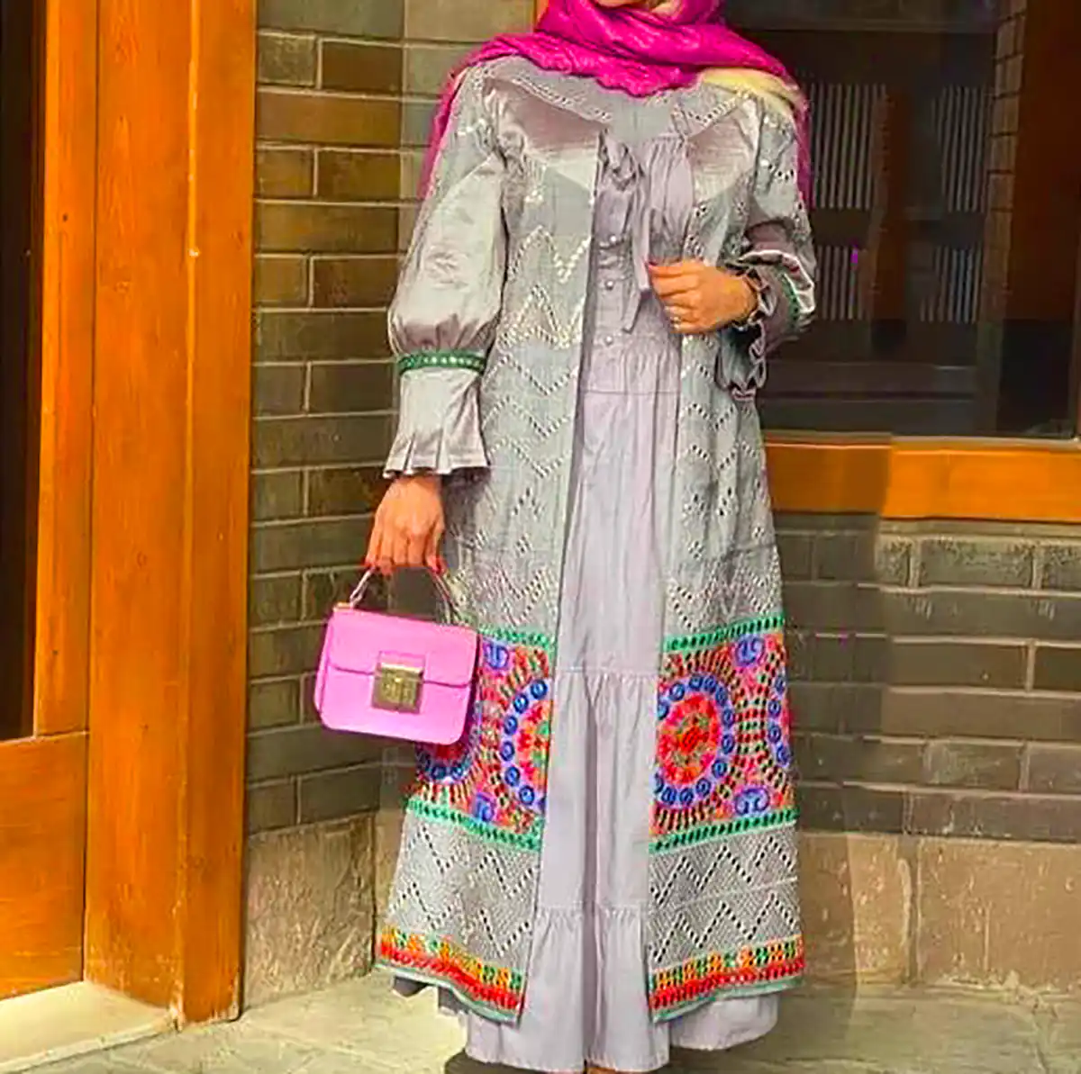 مانتو ژاکارد کلاسیک