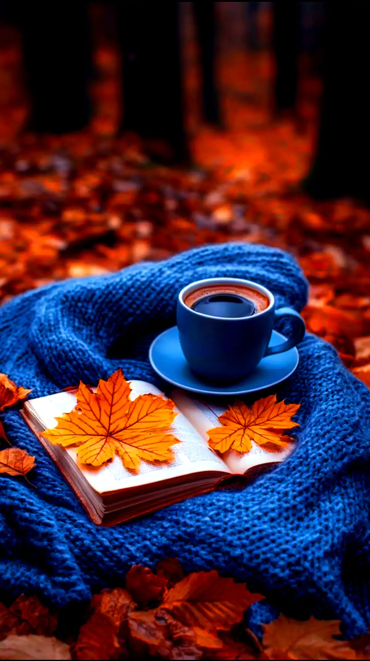 تصویر پائیزی با حس خوب