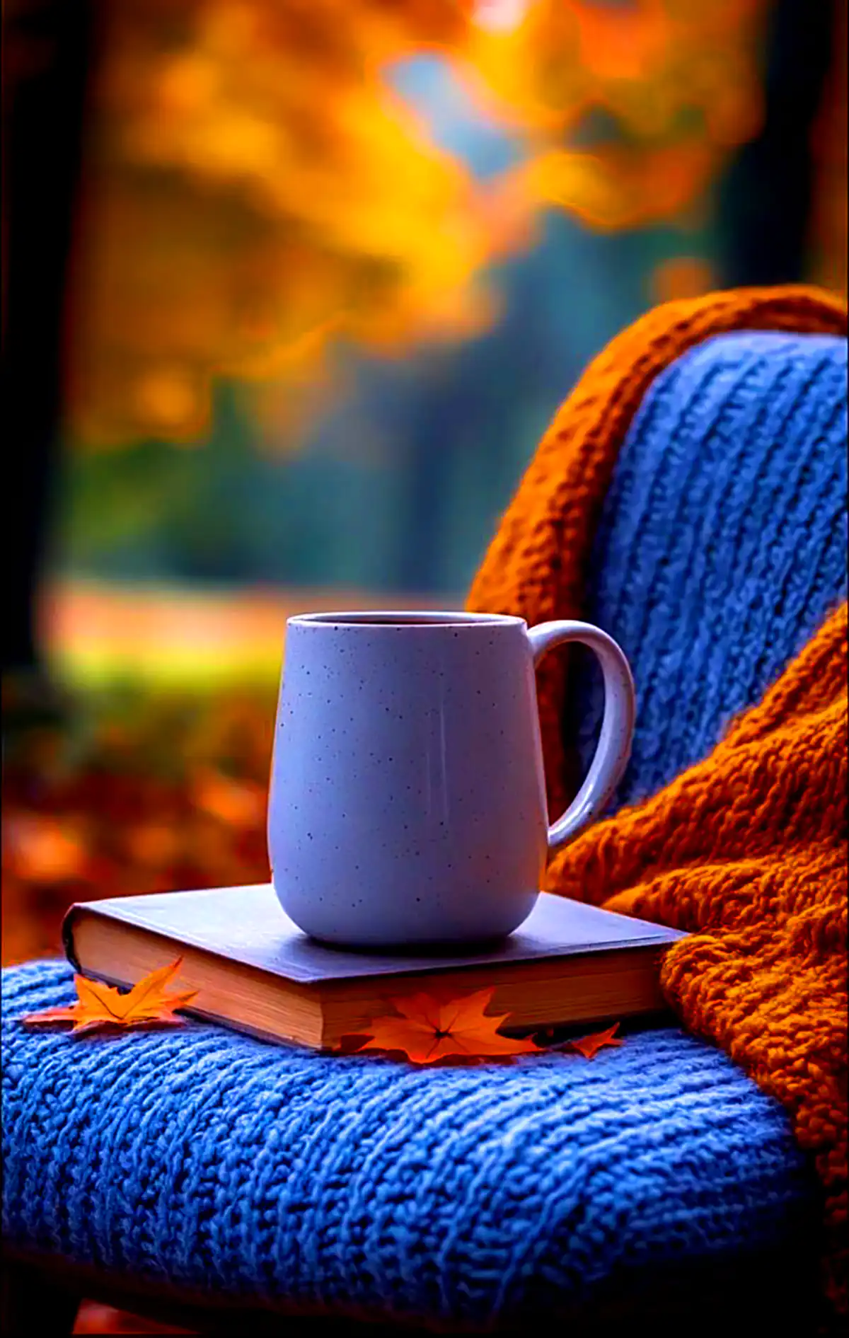 تصویر پائیزی با حس خوب