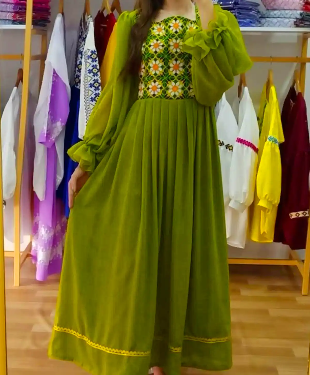 پیراهن روزانه طرح سنتی (جدیدترین مدل های ترند امسال ۱۴۰۴ - ۲۰۲۵) پیراهن روزانه طرح سنتی