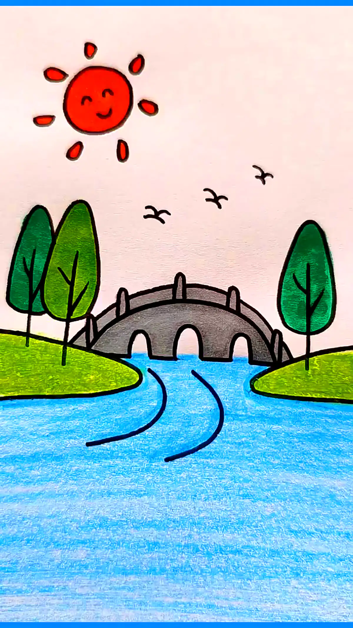 نقاشی ساده کودکانه (جدیدترین مدل های ترند امسال ۱۴۰۴ - ۲۰۲۵) نقاشی ساده کودکانه