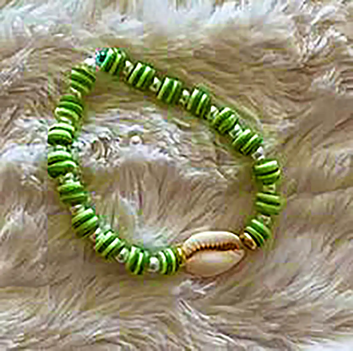 دستبند صدف گوش ماهی