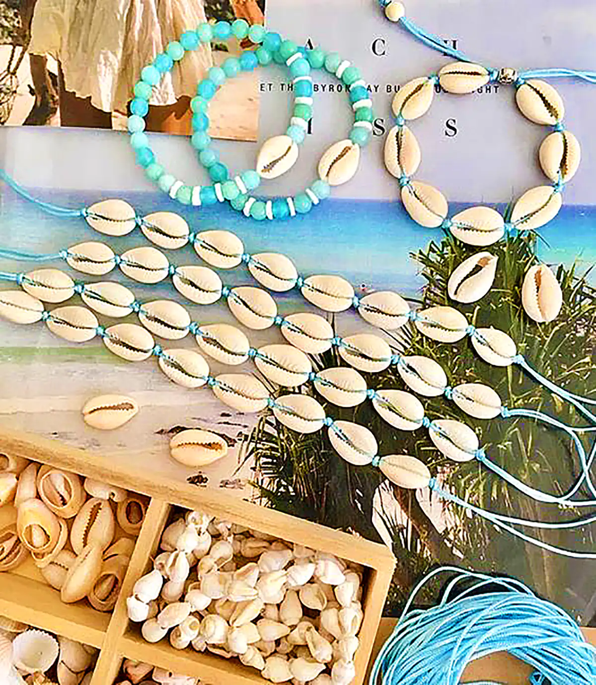 دستبند صدف گوش ماهی