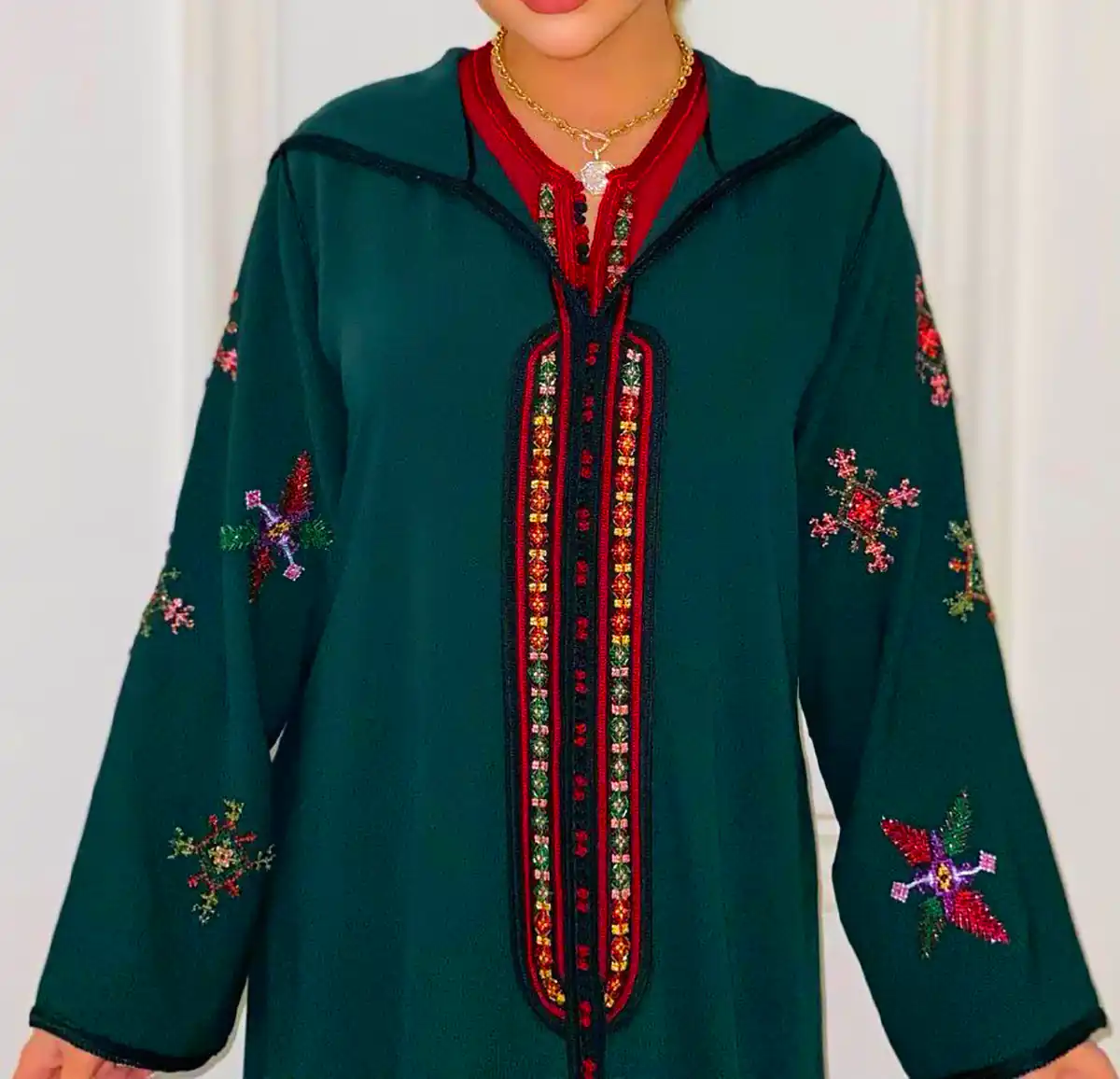 مانتو مجلسی الیاف مصنوعی