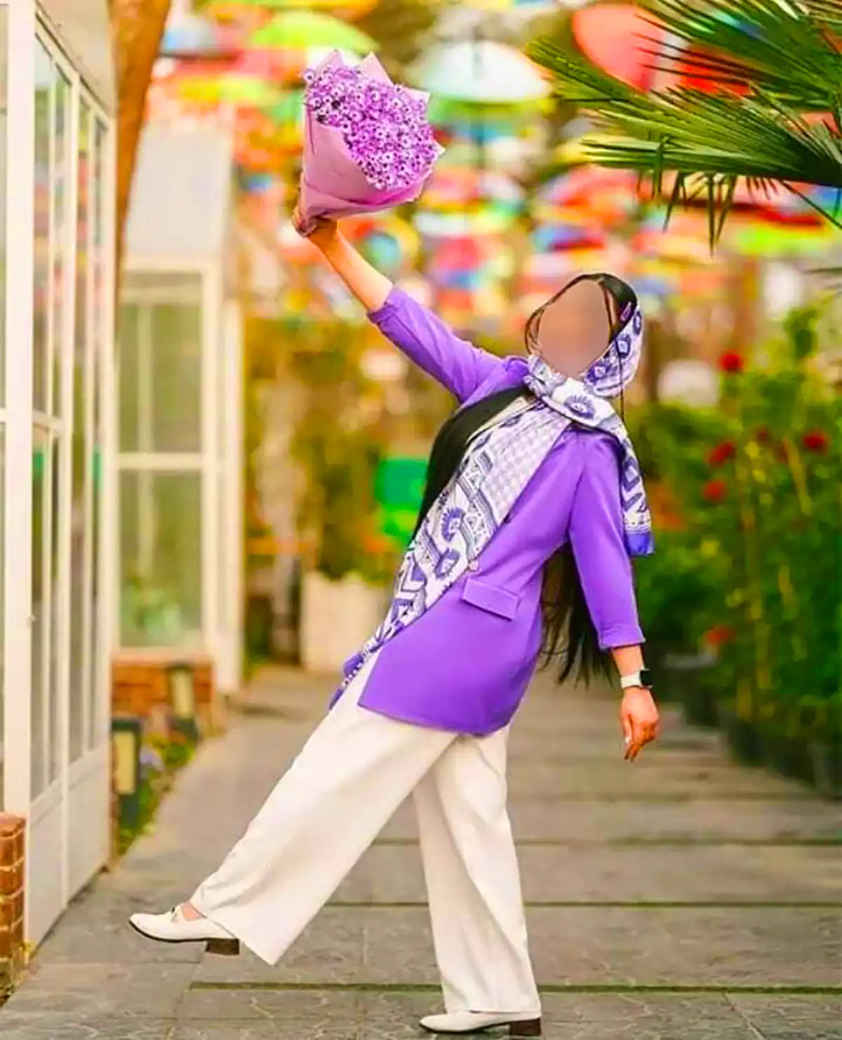 مانتو رنگی و شاد مجلسی