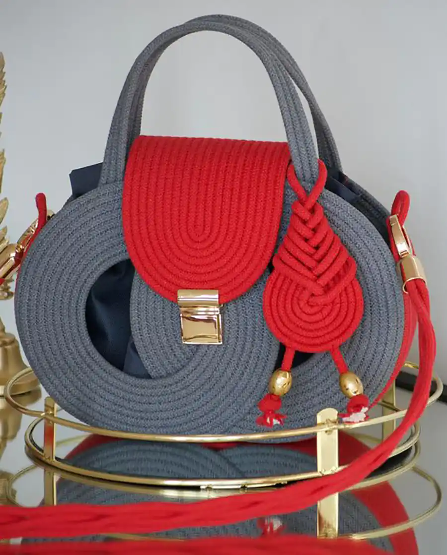 کیف دستی قیطانی نخی