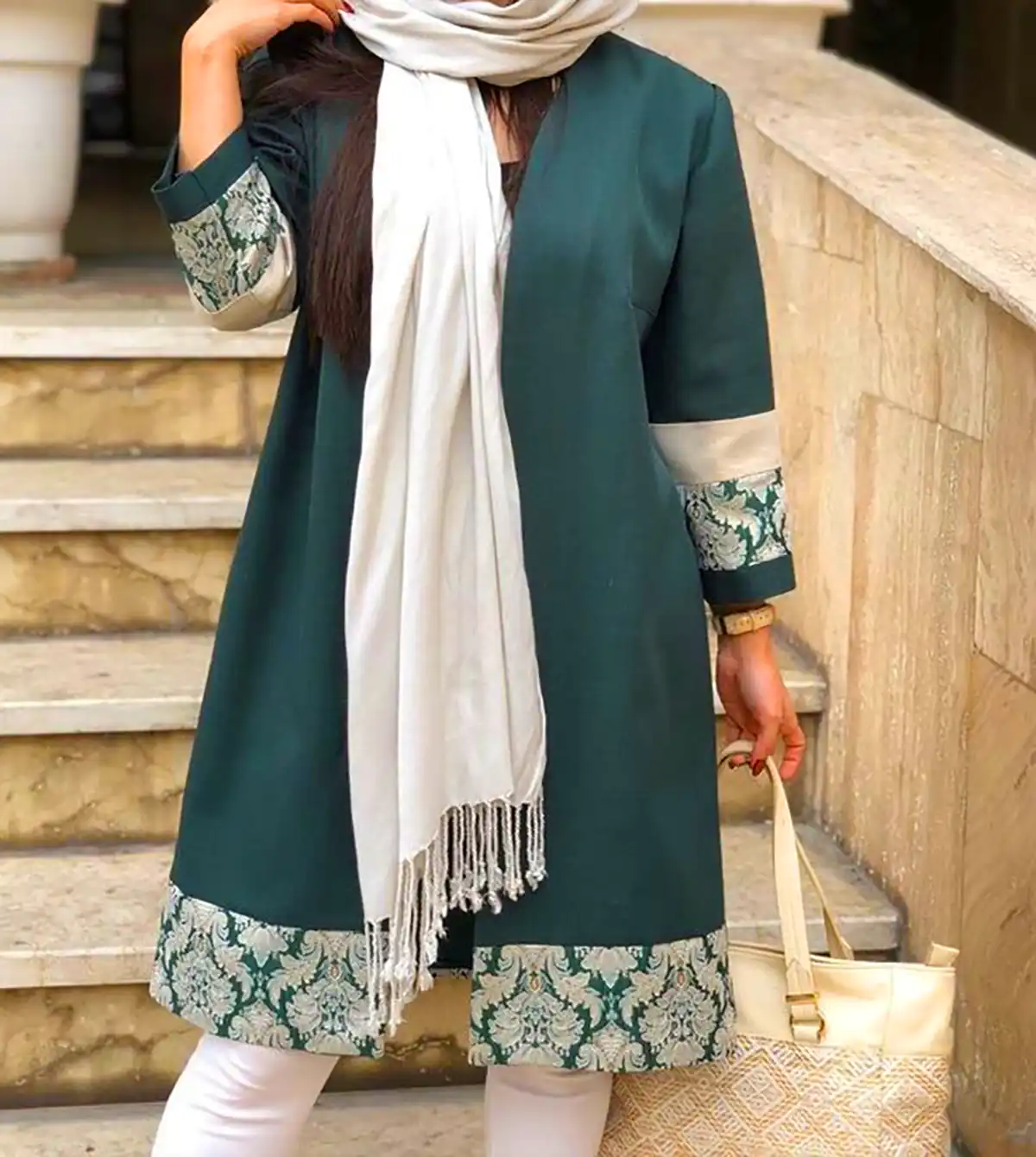 مدل مانتو کلاسیک راسته