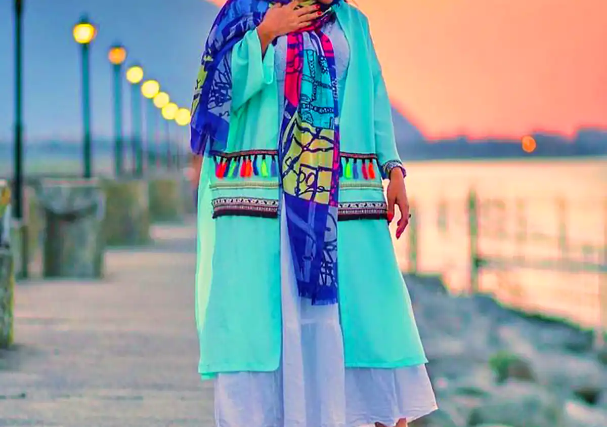 مدل شیک و جدید مانتو نخی