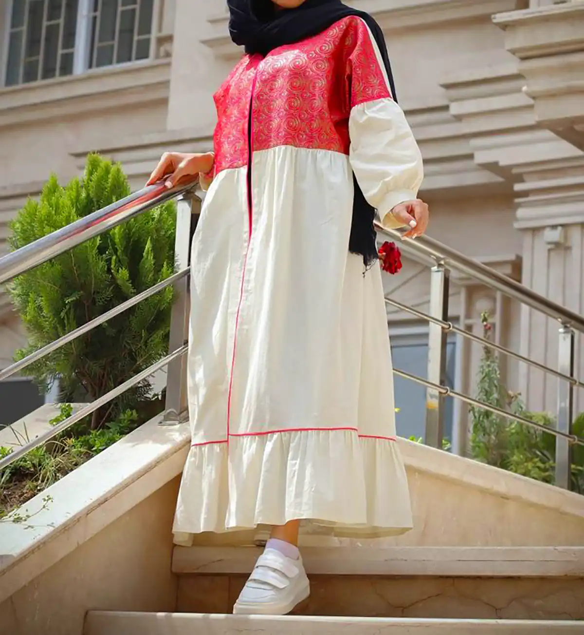 مدل شیک و جدید مانتو نخی