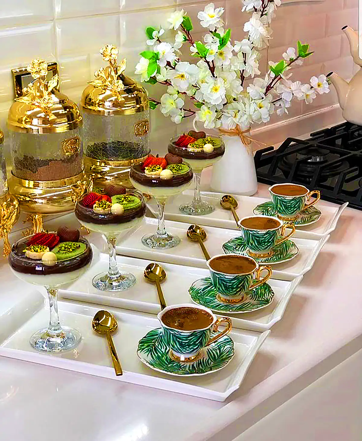 ایده سرو قهوه و چای