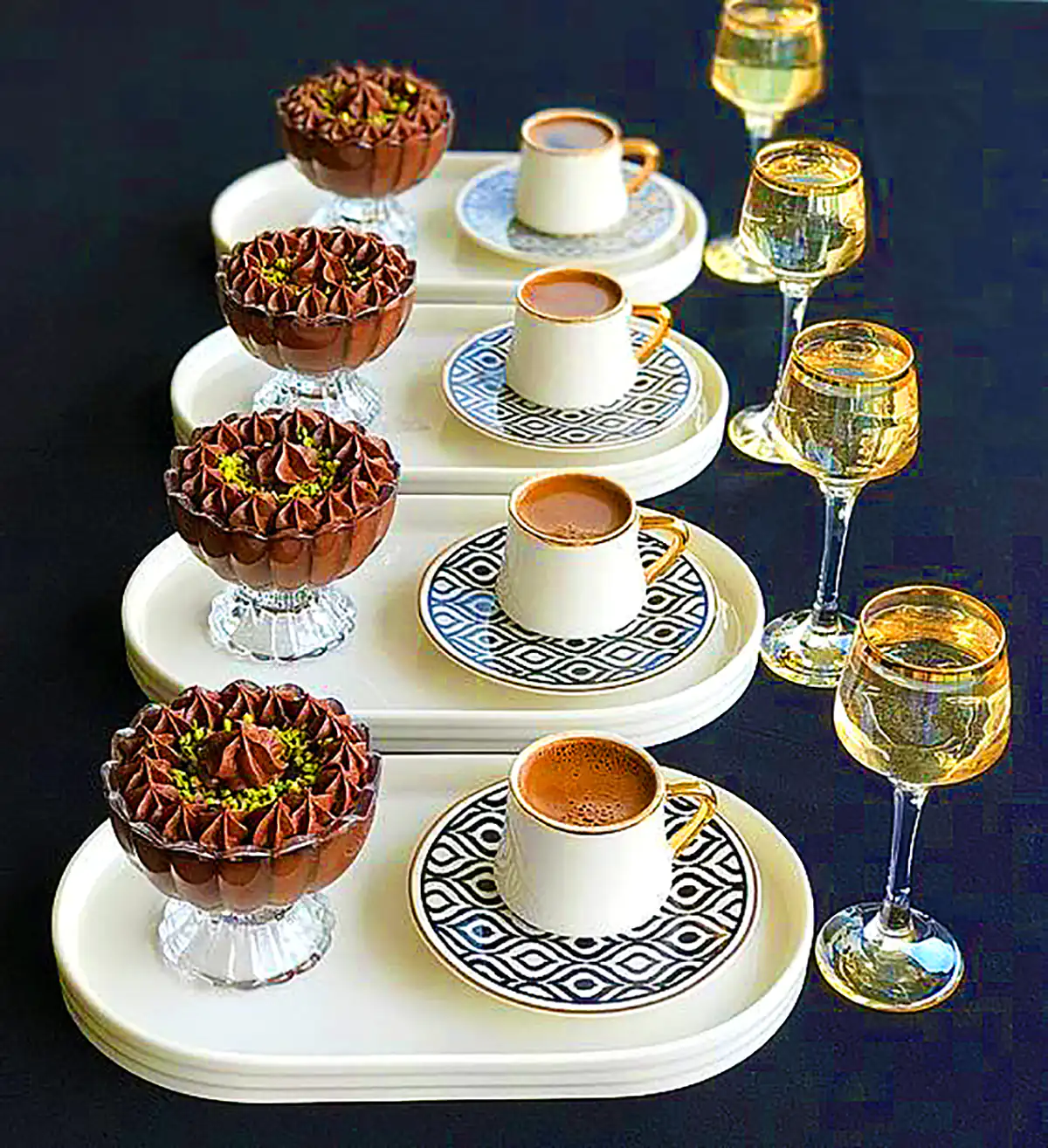 ایده سرو قهوه و چای