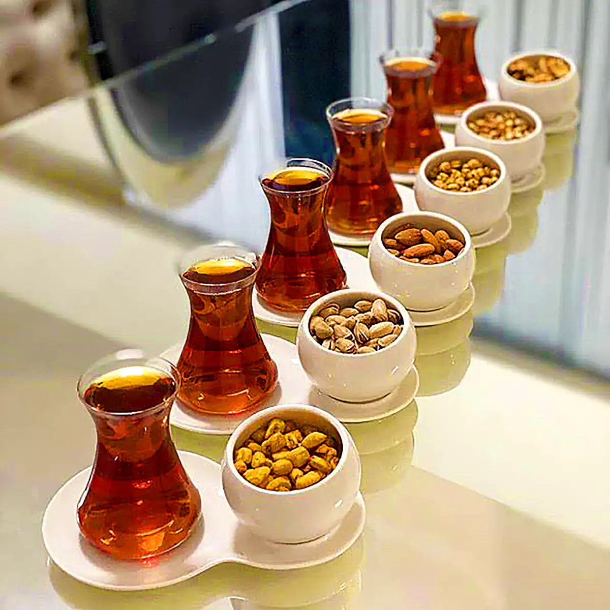 ایده سرو قهوه و چای