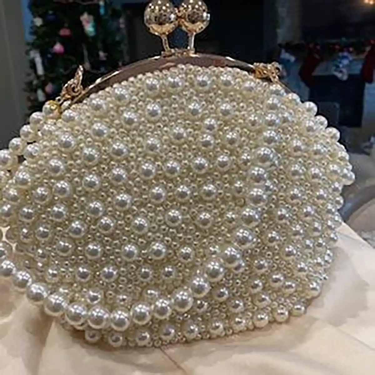 کیف مرواریدی مجلسی