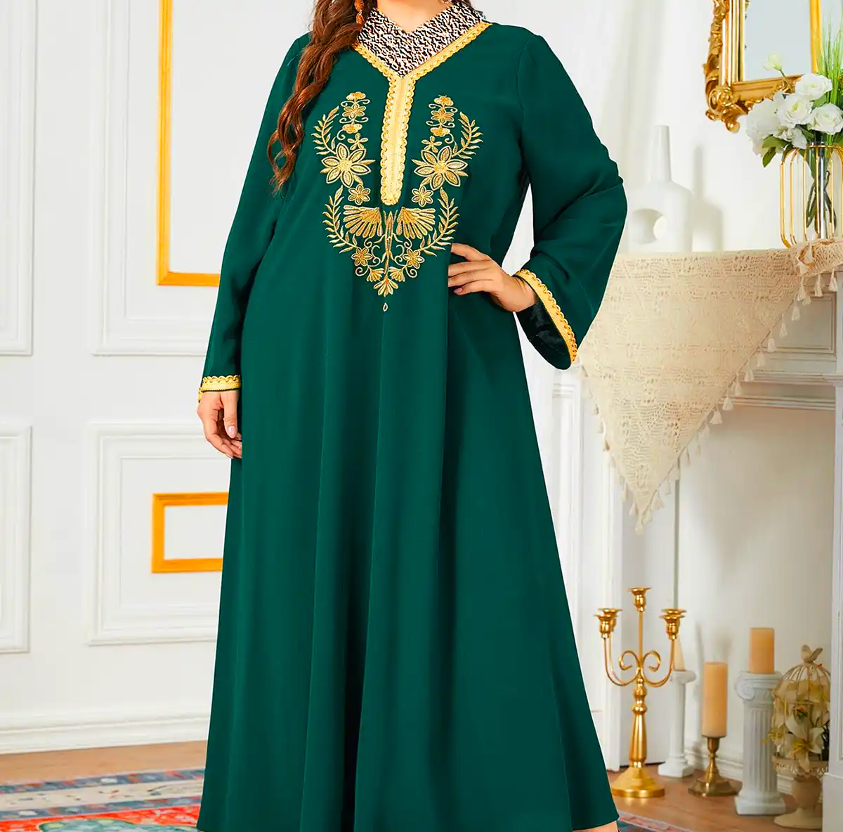 پیراهن اورسایز ریون زنانه