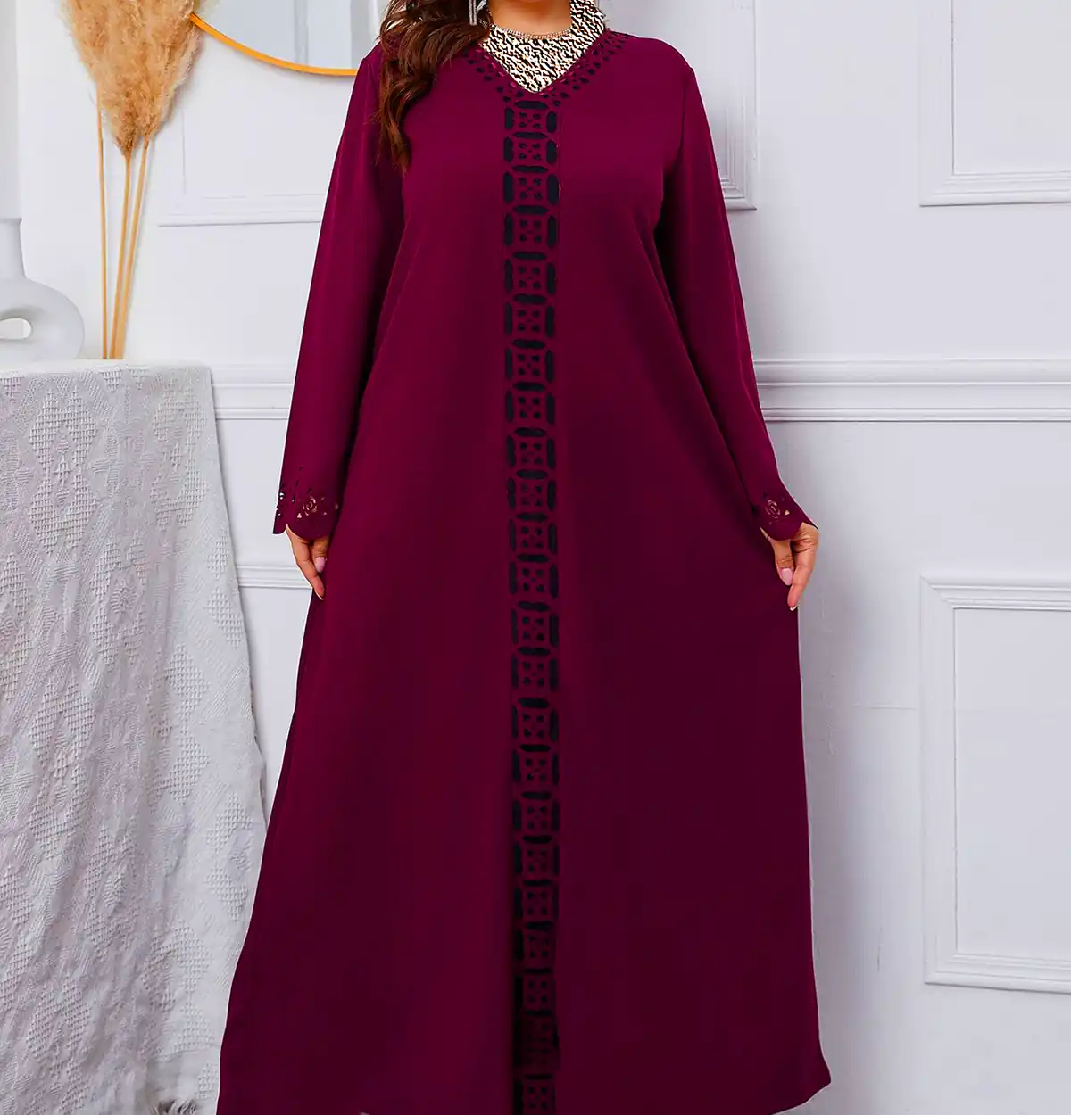 پیراهن اورسایز ریون زنانه