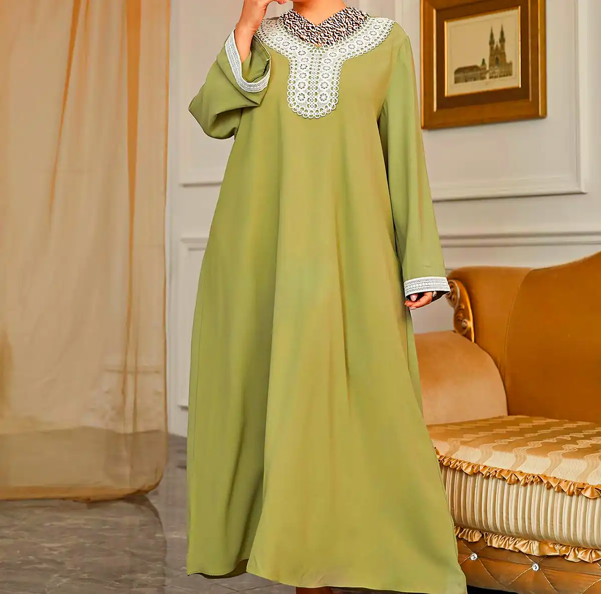 پیراهن اورسایز ریون زنانه