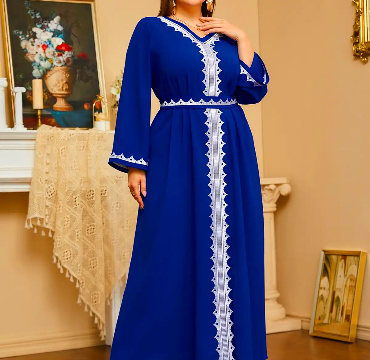 پیراهن اورسایز ریون زنانه