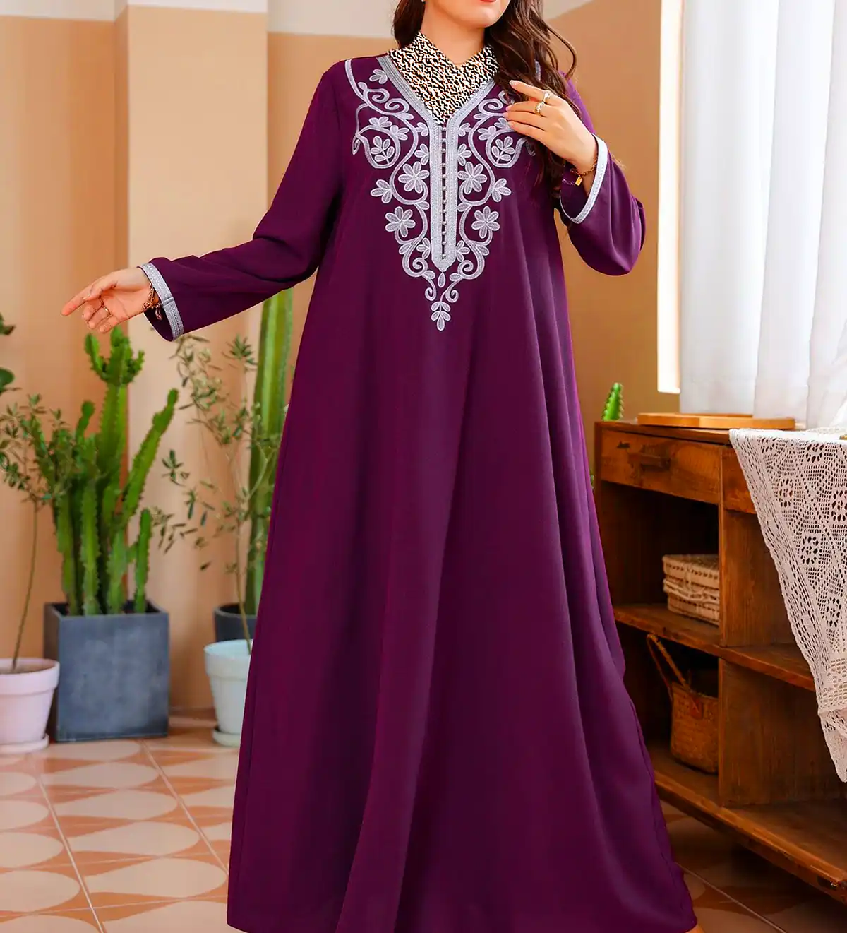 پیراهن اورسایز ریون زنانه