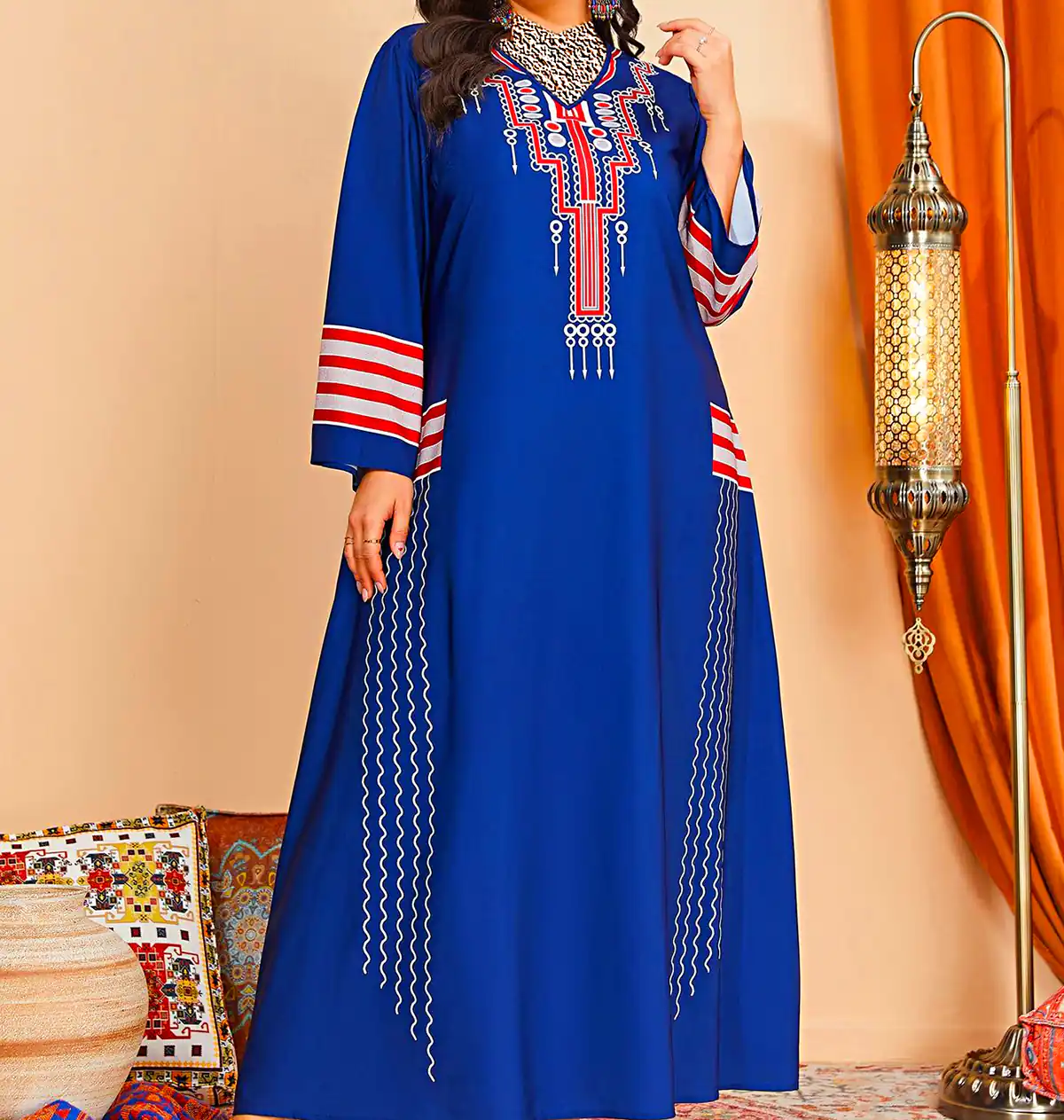 پیراهن اورسایز ریون زنانه