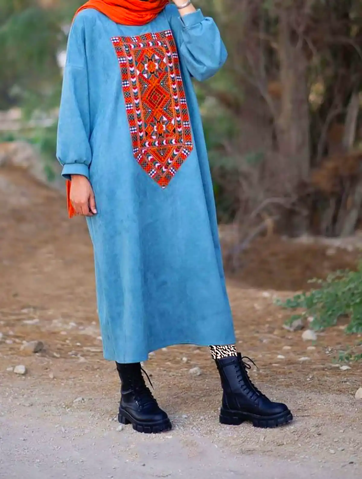 مانتو پیراهنی شیک ژورنالی