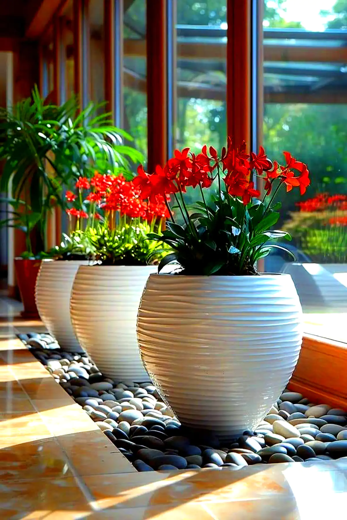 گلدون لاکچری کنار سالنی