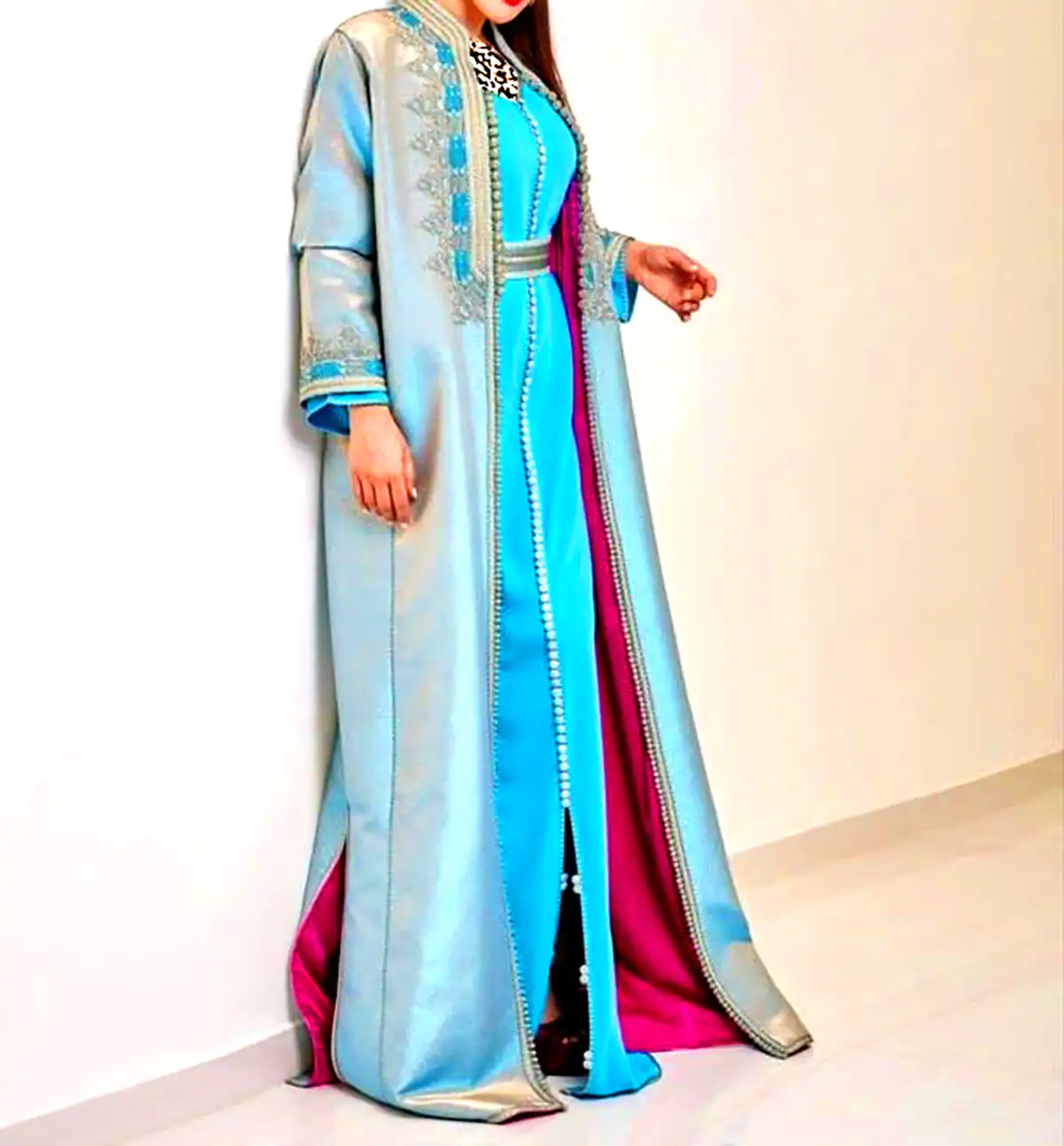 مانتو نخی رنگی سبک