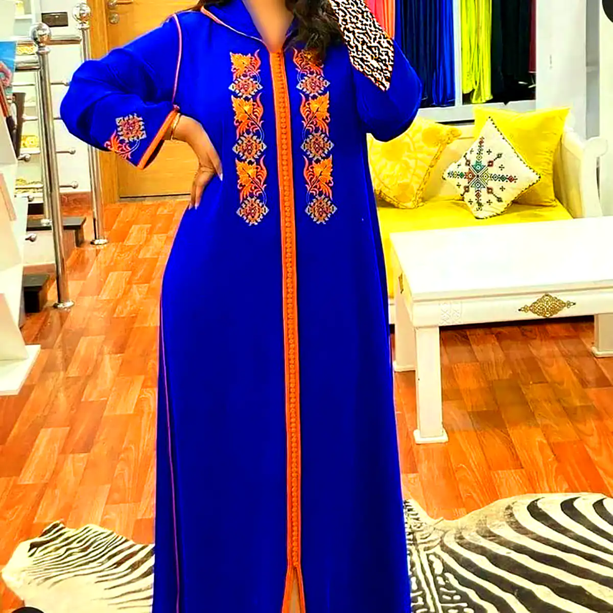 مانتو نخی رنگی سبک