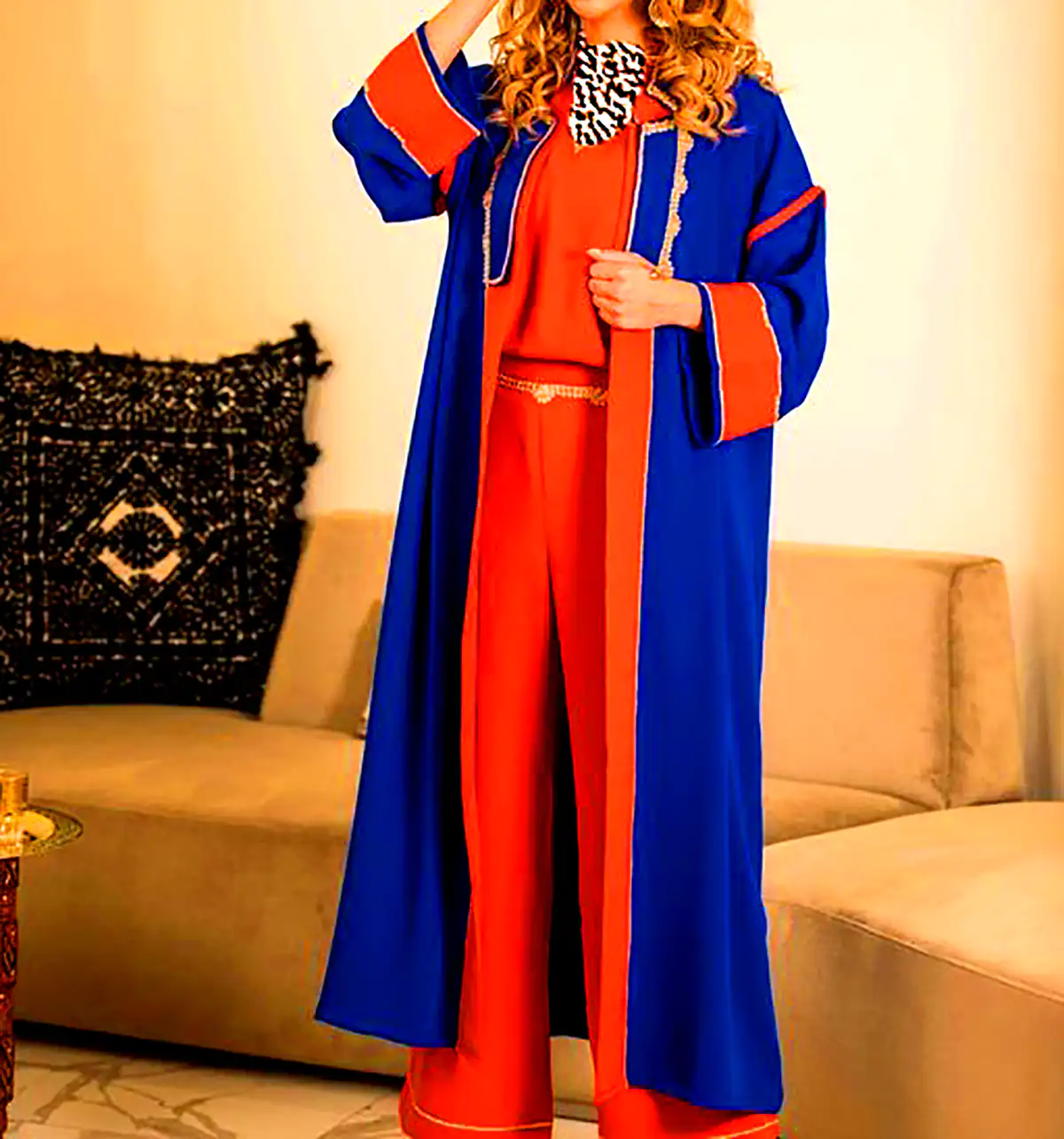 مانتو نخی رنگی سبک