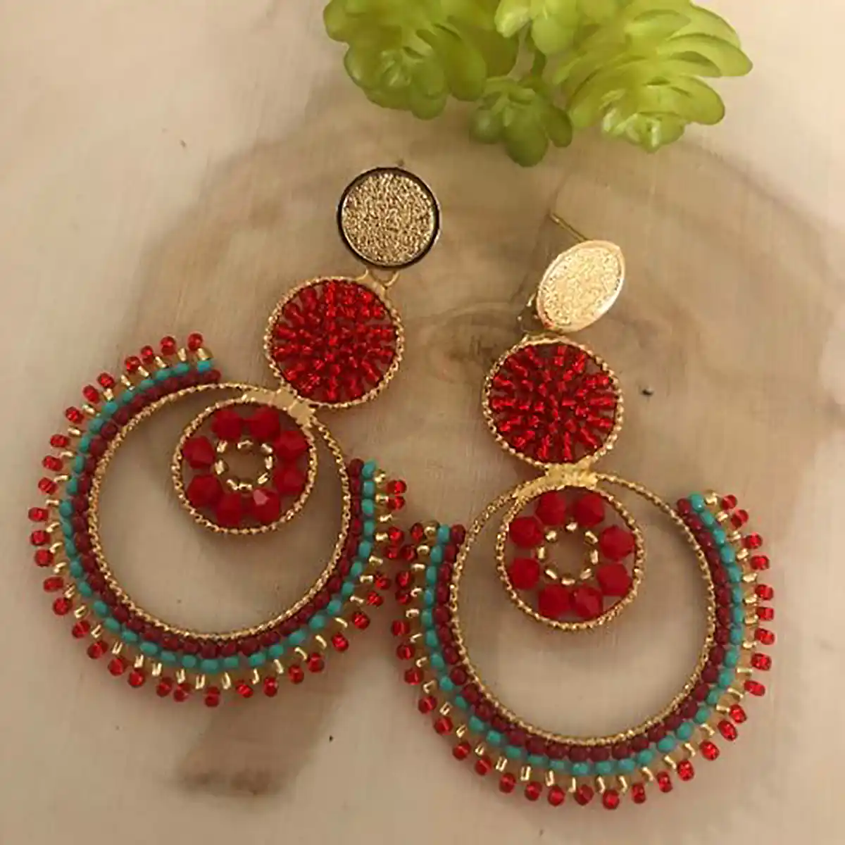 گوشواره کریستالی کلمبیایی