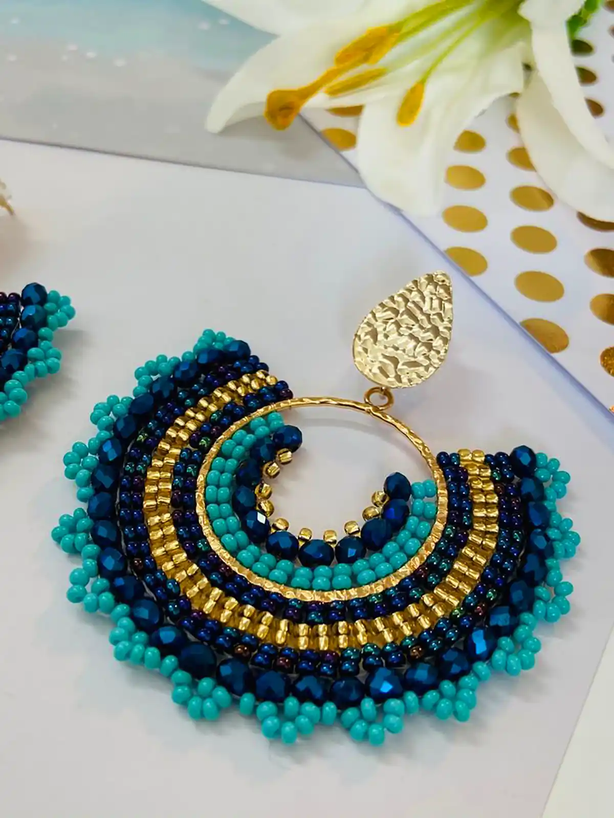 گوشواره کریستالی کلمبیایی