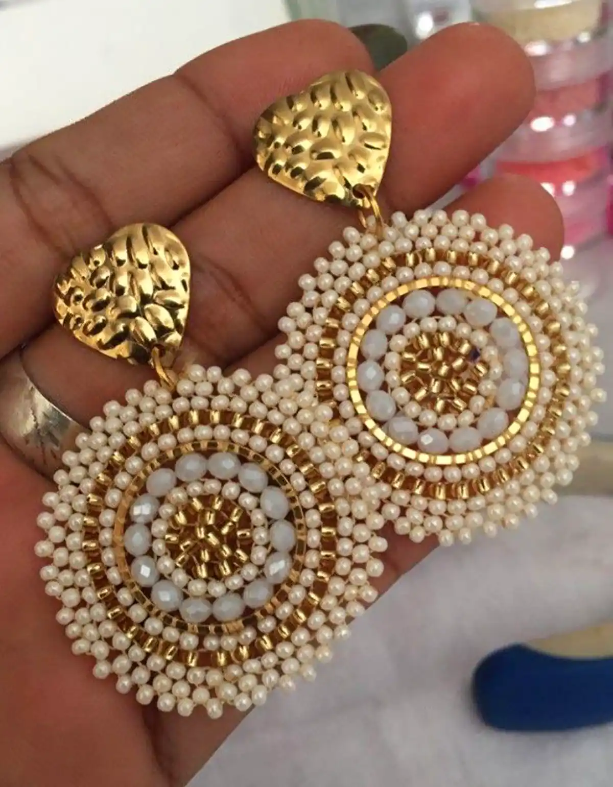 گوشواره کریستالی کلمبیایی