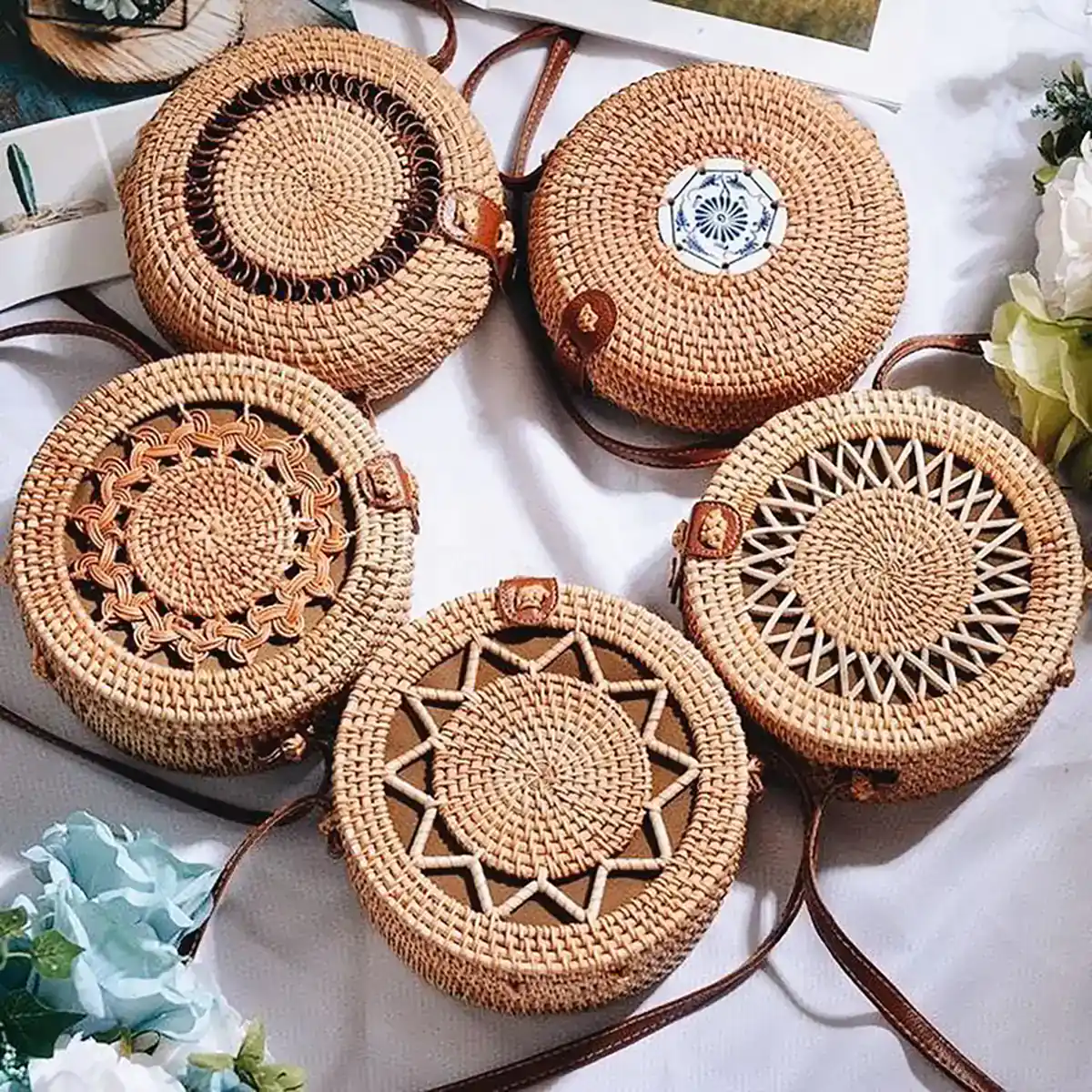 کیف حصیری زنانه
