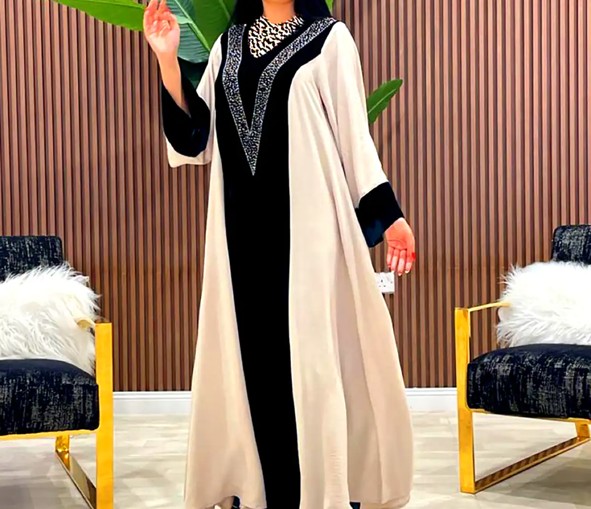مانتو عبایی رنگی مجلسی