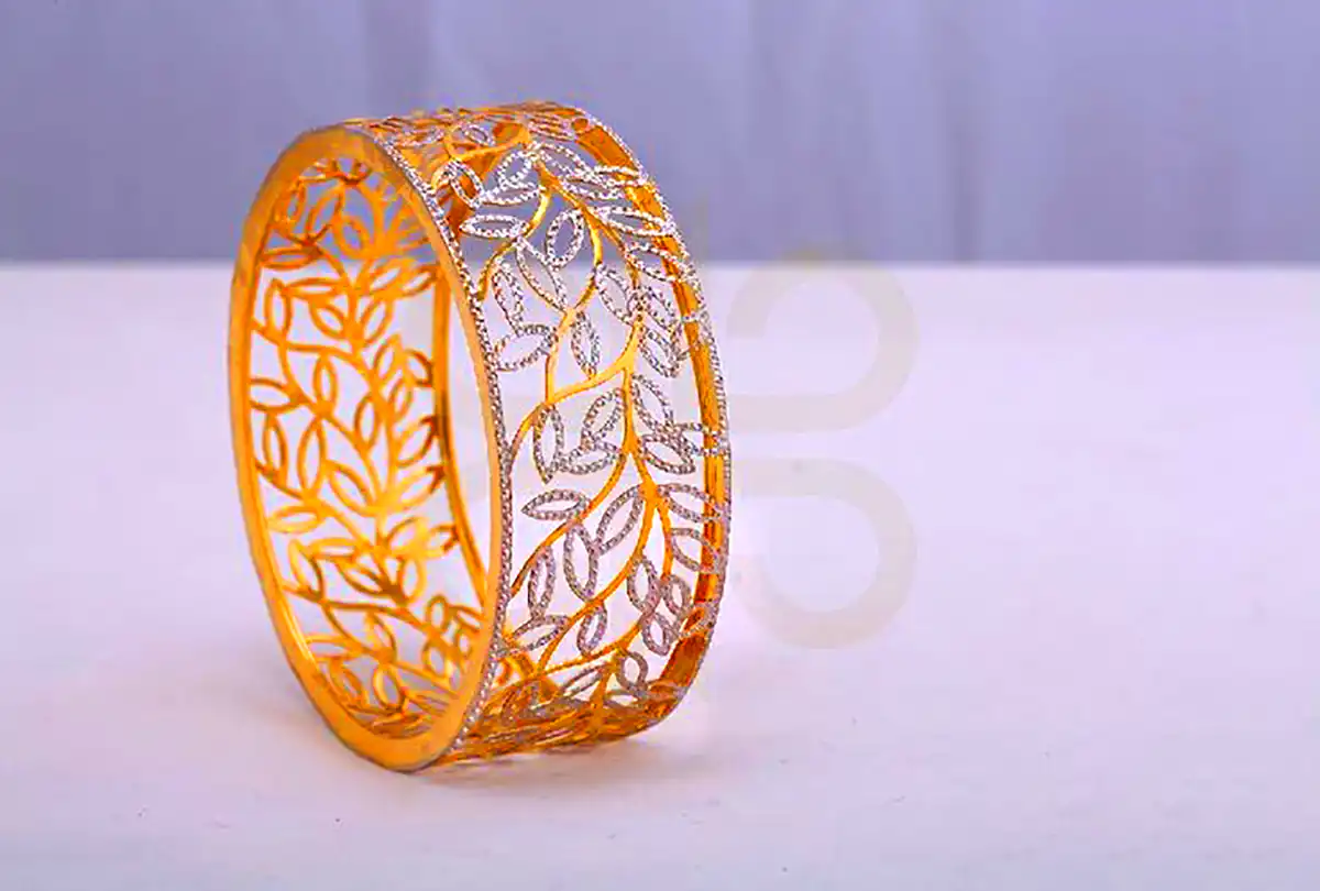 دستبند النگویی طلا مد روز 