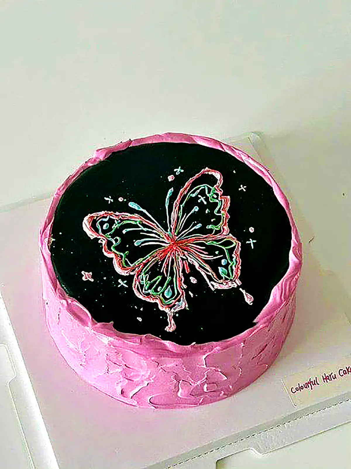 کیک ساده مغزدار مشکی
