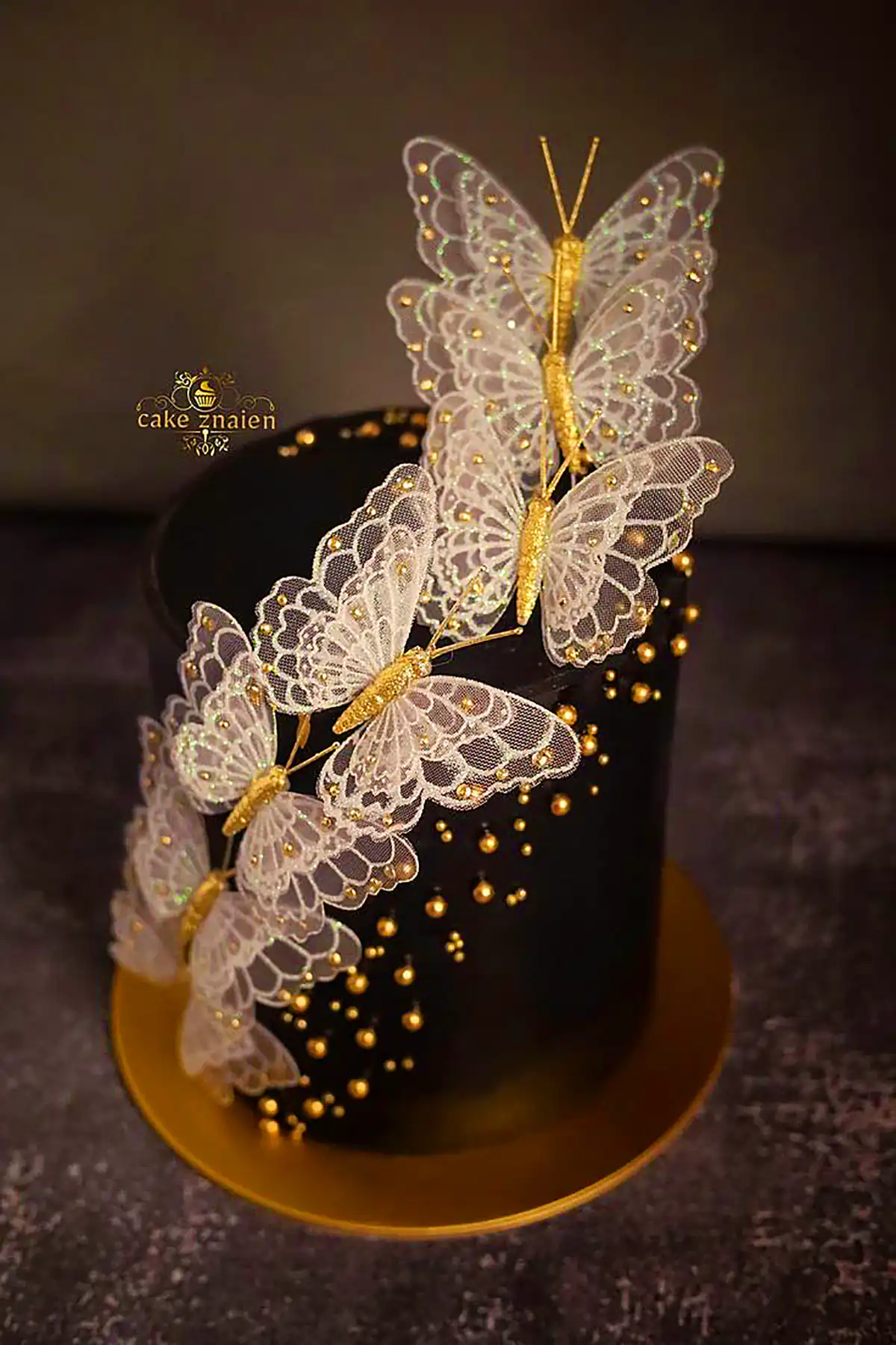 کیک ساده مغزدار مشکی