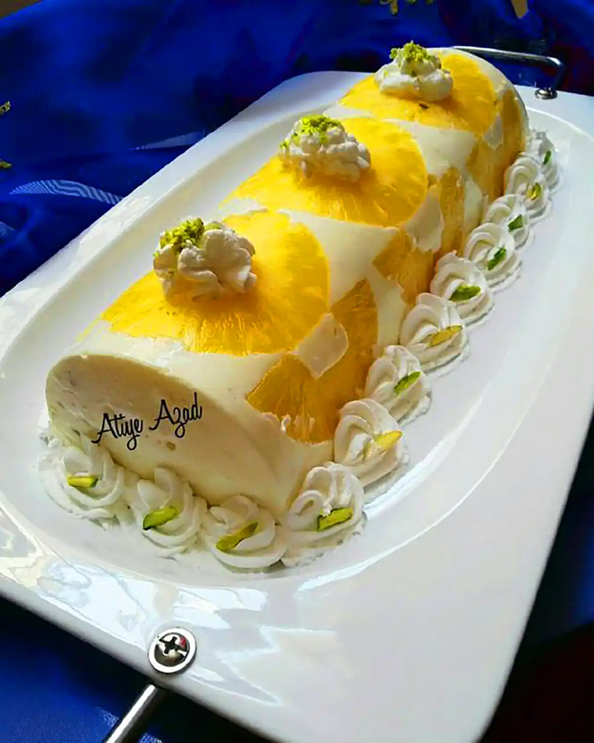 دسر خوشمزه و با رنگ زیبا