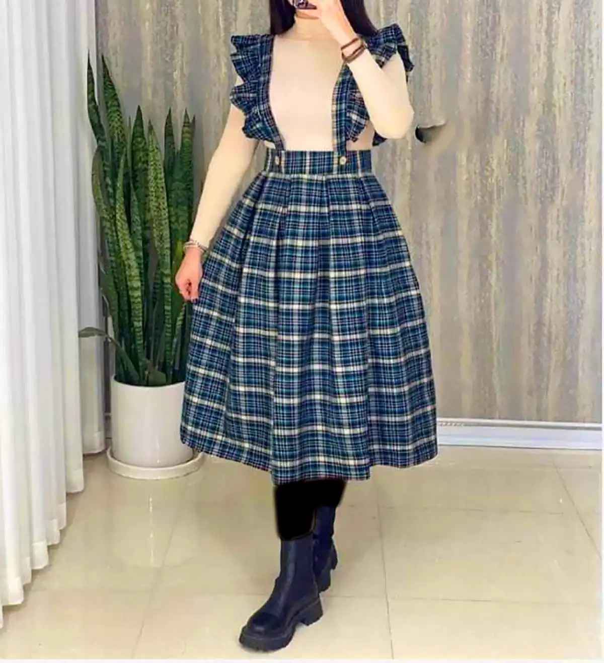 شومیز سارافون رنگی زنانه