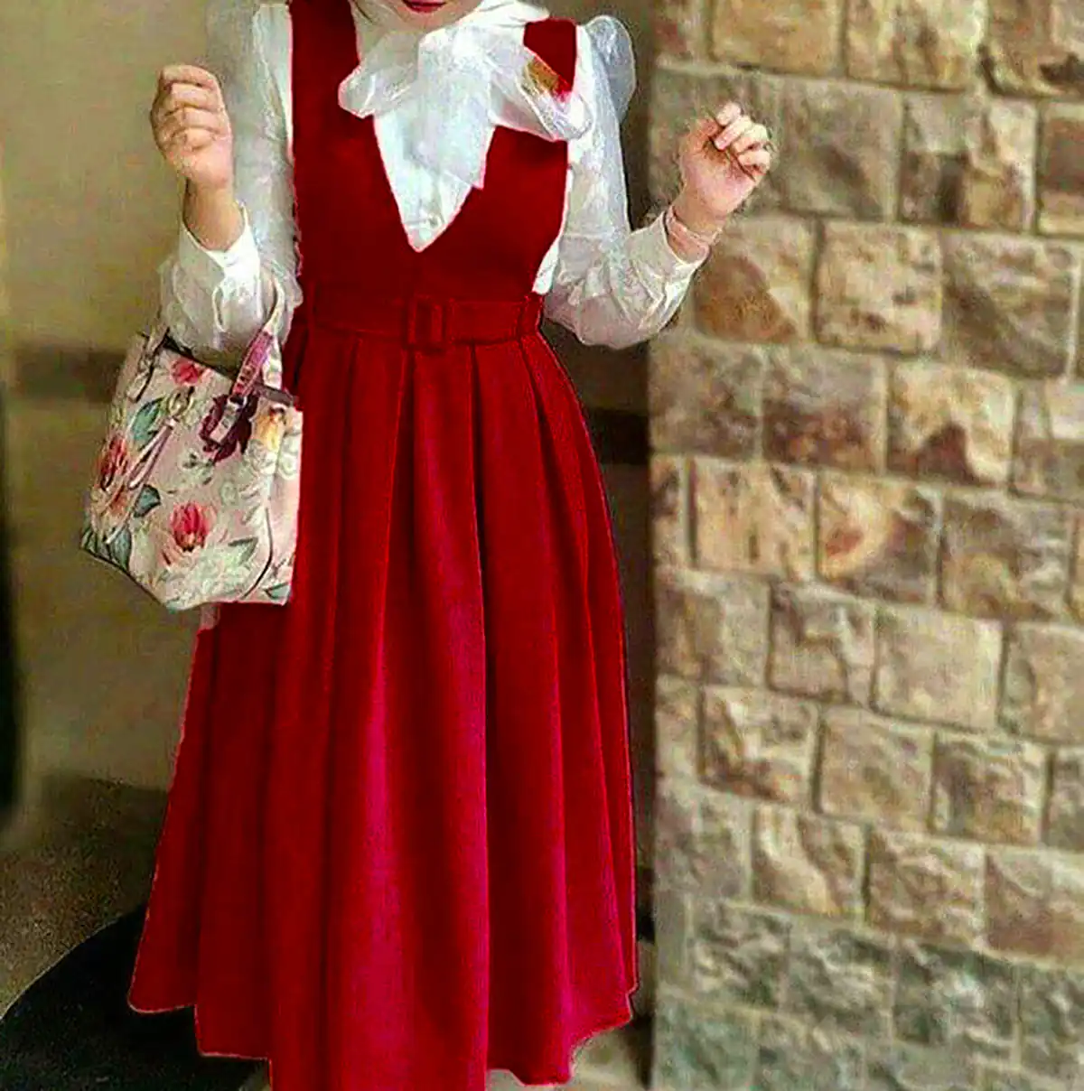 شومیز سارافون رنگی زنانه